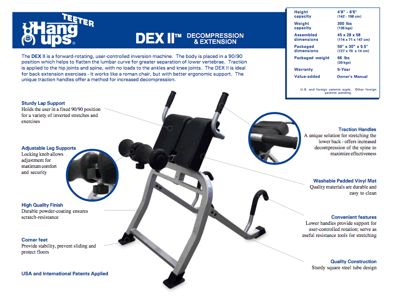 DEX II Features